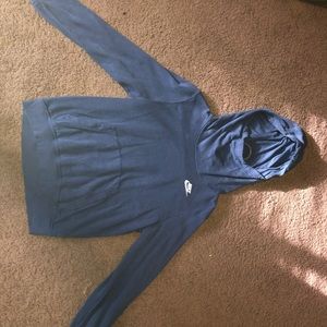 Blue Nike hoodie